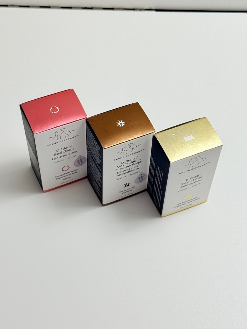 Drunk Elephant Bright & Radiance Drop Trio - NIB - Picture 2 of 5